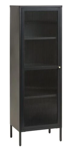 Vitrine HOPTRUP 1 Porte Noir