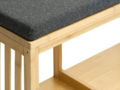 Banc BALLUM A/coussin Bambou -Intérieur Chic 185649