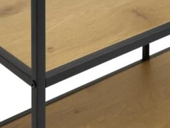 Meuble D'entrée TRAPPEDAL Chêne/noir -Intérieur Chic 185656