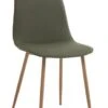 Chaise BISTRUP Olive/chêne