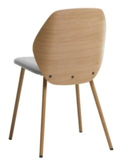 Royal Oak Chaise HORNE Gris Clair/chêne -Intérieur Chic 185773