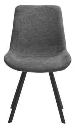 Chaise HYGUM Pivotante Gris/noir -Intérieur Chic 185793