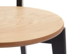 Chaise JEGIND Chêne/noir -Intérieur Chic 185799