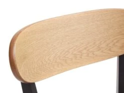 Chaise JEGIND Chêne/noir -Intérieur Chic 185801