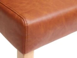 Chaise KULBY Cognac/chêne -Intérieur Chic 185814