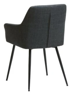 Chaise PURHUS Gris/noir -Intérieur Chic 185825