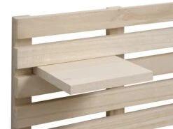 Étagère Murale KETTINGE 2 Tablettes Naturel -Intérieur Chic 186039