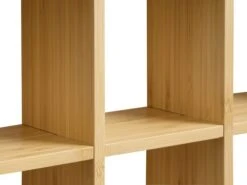 Étagère Murale TOLNE 12 Tablettes Bambou -Intérieur Chic 186041