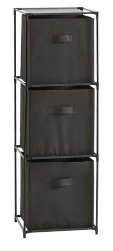 Armoire DAMHUS A/3 Boîtes Noir/gris