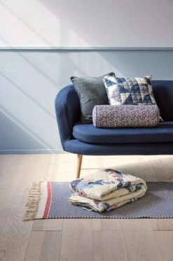 Tapis VASSTELG 70x140 Bleu/blanc -Intérieur Chic 186159