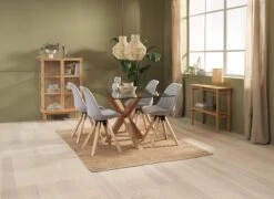 Royal Oak Vitrine LANGELINIE 2 Portes Chêne -Intérieur Chic 186924