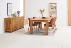 OLLERUP L200 + 4 KULBY Brun/chêne -Intérieur Chic 186929