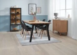 Royal Oak Buffet LYNGVIG 120 Cm 2 Portes Coulissantes Chêne Naturel -Intérieur Chic 186949