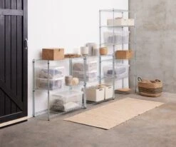 Étagère VINDINGE 6 Tablettes Chrome -Intérieur Chic 188094