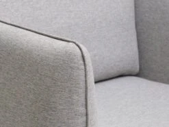 Fauteuil AARHUS Gris Clair -Intérieur Chic 188278