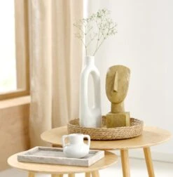 Vase INGEMAR L10xL8xH34cm Blanc -Intérieur Chic 188712 2