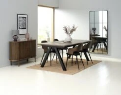 Royal Oak Buffet LYNGVIG 120 Cm Portes Coulissantes Chêne Foncé -Intérieur Chic 189183 1