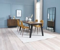 Royal Oak Buffet LYNGVIG 120 Cm Portes Coulissantes Chêne Foncé -Intérieur Chic 189189