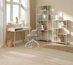 Étagère TRAPPEDAL 7 Tablettes Chêne/b. -Intérieur Chic 189216