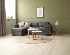 Canapé Convertible Avec Méridienne MARSLEV Gris Foncé -Intérieur Chic 189220