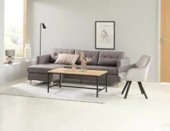 Royal Oak Table Basse TEBSTRUP 60x110 Chêne/noir -Intérieur Chic 189224 1