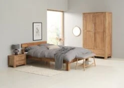 Royal Oak Cadre De Lit SAGEBY 140x200 Chêne -Intérieur Chic 189227 3