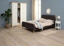 Cadre De Lit KONGSBERG 140x200 Gris -Intérieur Chic 189230 2