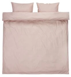 Parure De Lit SANNE Coton Lavé 240x220 Rose