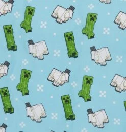 Parure De Lit MINECRAFT 2023 140x200 Bleu -Intérieur Chic 193085