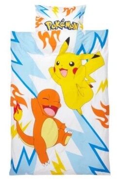 Parure De Lit POKEMON 140x200 Jaune