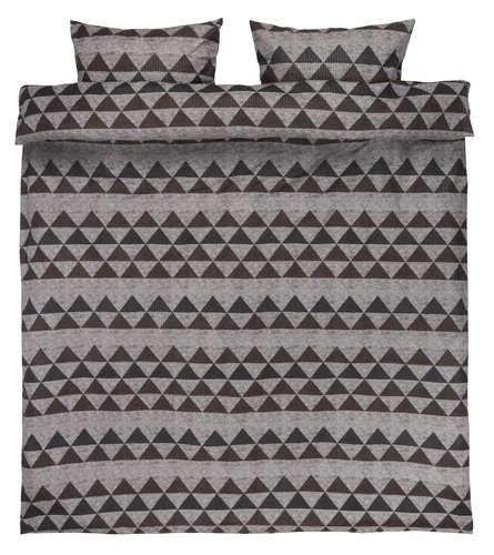 Parure De Lit Seersucker EMMY 240x220 Gris 1 Parure De Lit Seersucker EMMY 240x220 Gris