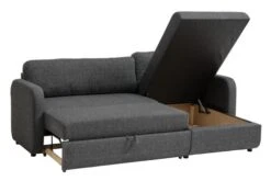 Canapé Convertible Avec Méridienne JETSMARK Gris -Intérieur Chic 193754