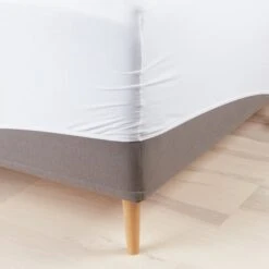 Drap-housse Jersey ELSE 140x200x30 Blanc