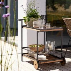 Desserte UGILT L52xL89 Bois Dur -Intérieur Chic 193999