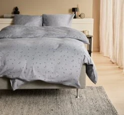 Parure De Lit Satin GERD 240x220 Bleu Poudré -Intérieur Chic 194135