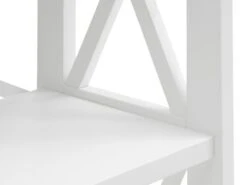 Étagère ALMIND 3 Tablettes Blanc -Intérieur Chic 194275