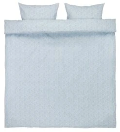 Parure De Lit Seersucker ANNI 240x220 Bleu