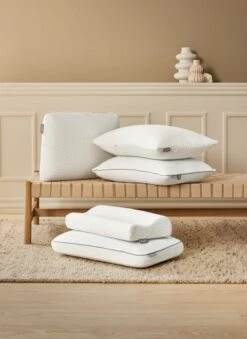 Oreiller WELLPUR KVINA Blanc 30x50x10/7 -Intérieur Chic 198291