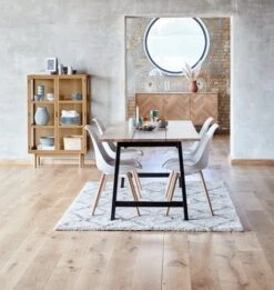 Royal Oak Vitrine LANGELINIE 2 Portes Chêne -Intérieur Chic 198645