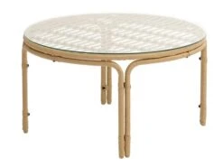 Table Lounge JENNUM Ø80xH44 Naturel