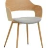 Royal Oak Chaise HVIDOVRE Chêne Clair/gris Clair