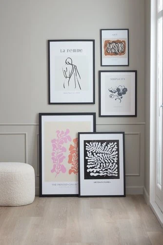 Cadre Photo OSCAR 60x90cm Noir 2 Cadre Photo OSCAR 60x90cm Noir – Image 2