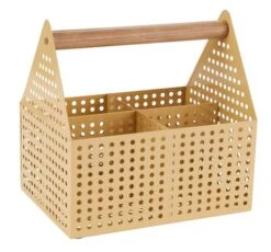 Boîte De Rangement VICKLEBY L15xL20xH20cm Jaune