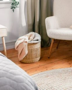 Panier EGGERT Ø35xH30cm Naturel -Intérieur Chic 199863