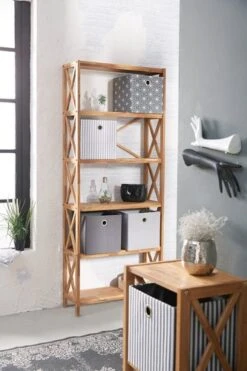 Royal Oak Étagère JANNERUP étroit 3 Tablettes Chêne -Intérieur Chic 200181 1