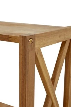 Royal Oak Étagère JANNERUP étroit 4 Tablettes Chêne -Intérieur Chic 200188