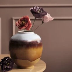 Vase MADS Ø23xH25cm Brun -Intérieur Chic 200205