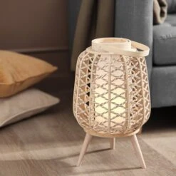 Lampe à Piles KLEMENS Ø29xH46cm A/minuterie -Intérieur Chic 200206