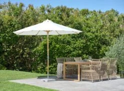 Parasol LEMVIG Ø300 Blanc Cassé -Intérieur Chic 201397