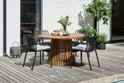 Table De Jardin HOLTE Ø120 Bois Dur -Intérieur Chic 201606